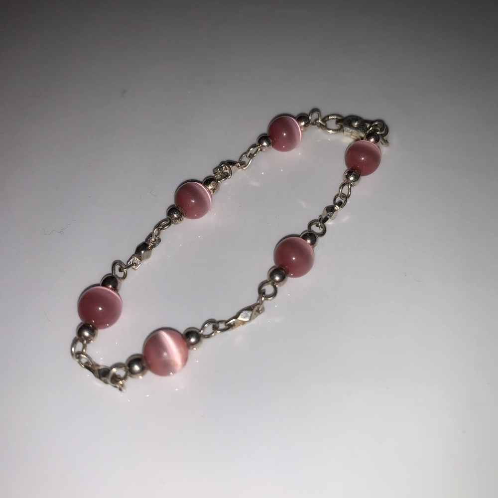 Pink ball bracelet - Picture 3 of 4